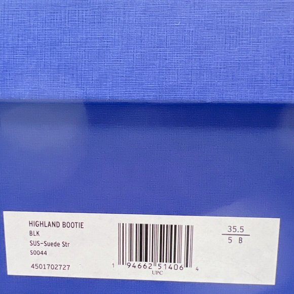 Stuart Weitzman Womens Highland Bootie Heeled Black Stretch Suede EU 35.5/ US 5 - Picture 11 of 11